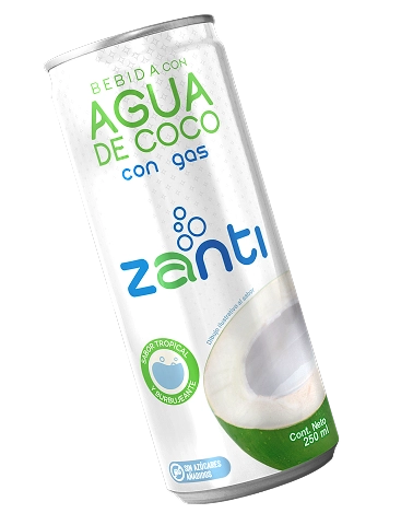 Zanti agua coco con gas