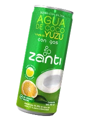 Agua de  coco con yuzu